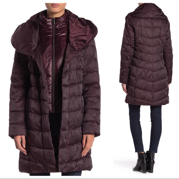 Kenneth Cole Zip Panel Lightweight Quilted Puffer - Picture 3 of 8